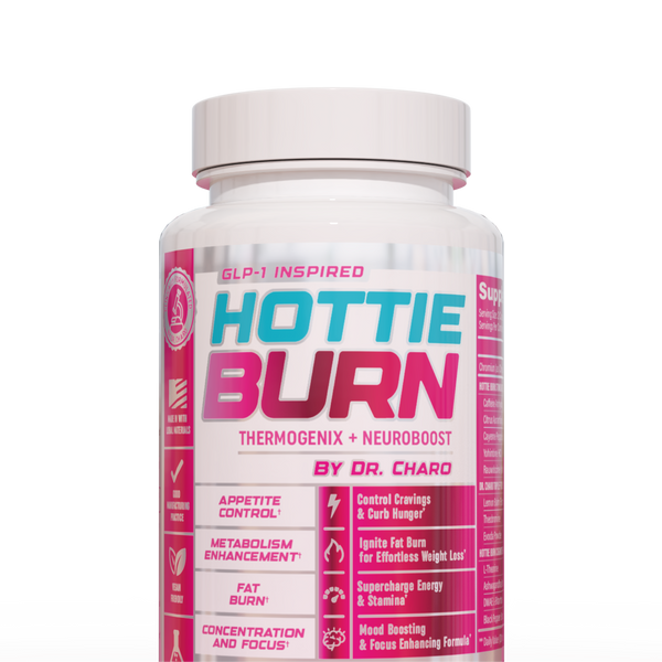 Hottie Burn natural glp-1 inspired thermogenesis, food noise control and neuroboost fat burner